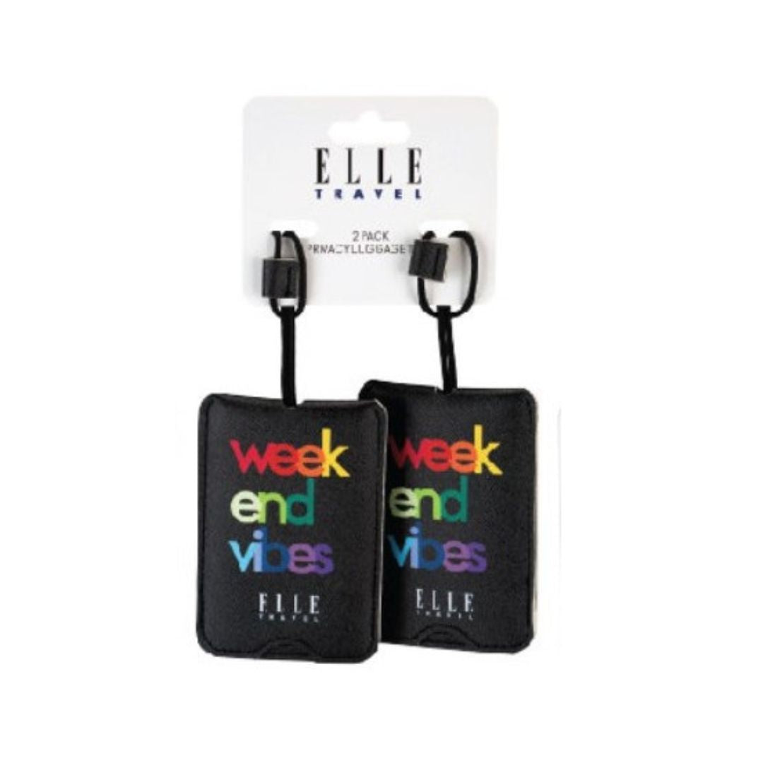 ELLE Luggage Tags (2pk)