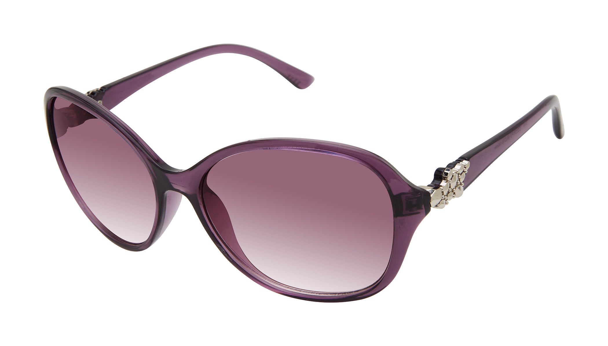 Women's ELLE™ 61mm Cat Eye Sunglasses with Stud Edge Details